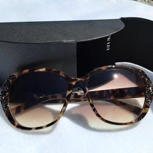Prada Sunglasses with rose applique